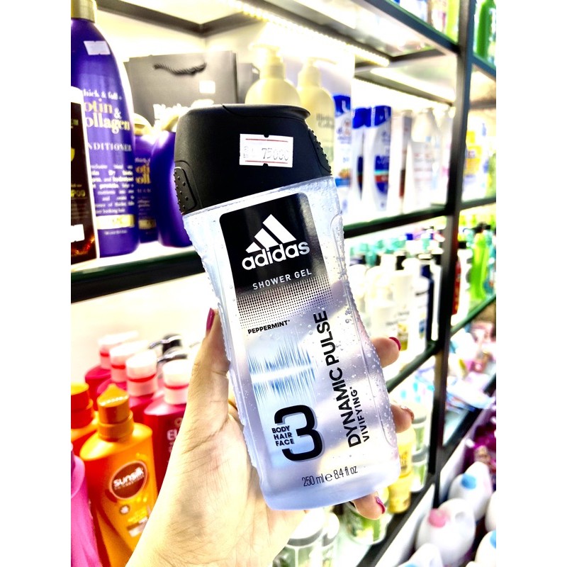 SỮA TẮM ADIDAS SHOWER GEL 3 IN 1 BODY HAIR FACE 250ML