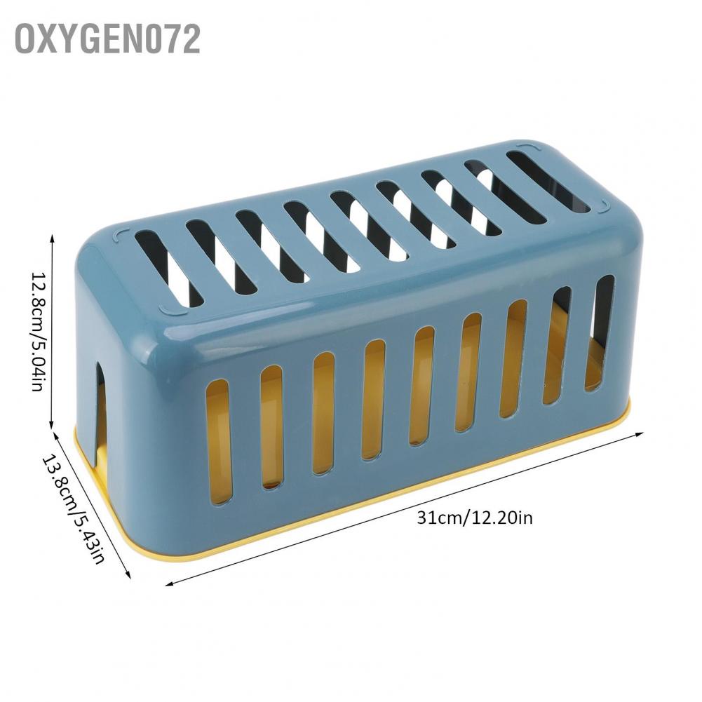 Oxygen072 Oxygen072 Hộp tổ chức cáp Dung lượng lớn quản lý dây an toàn bằng nhựa bền chống cháy cao cho Thiết bị TV PC