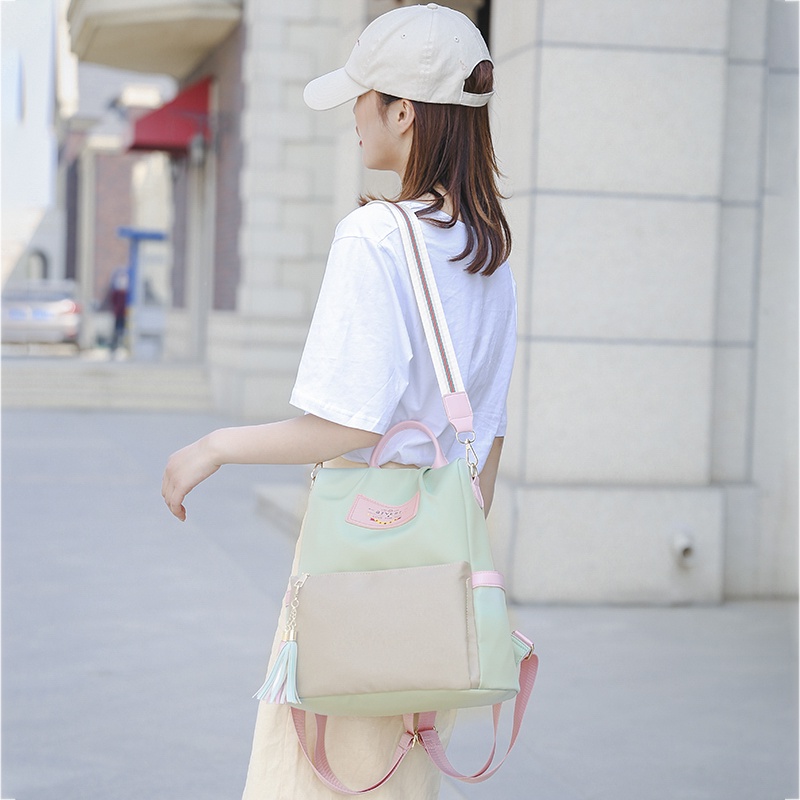 Balo nữ CHEN, balo thời trang nữ đi học chống nước cặp balo vải da style ulzzang Hàn Quốc cao cấp TX114