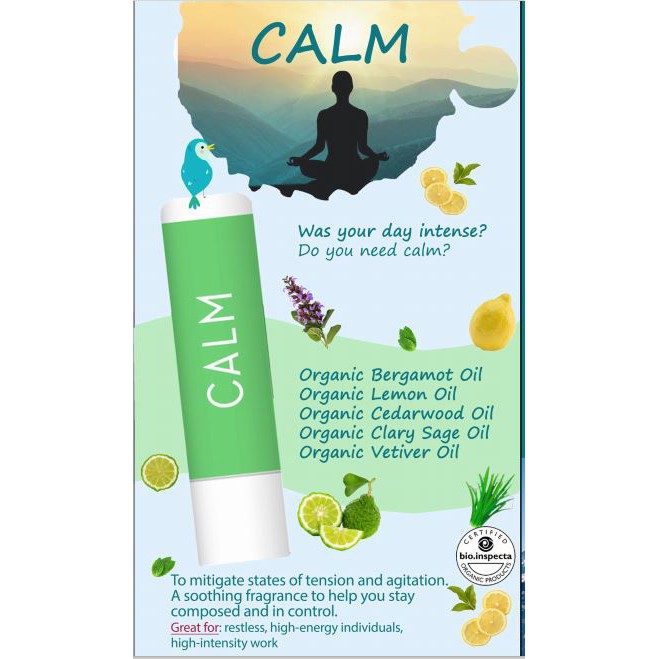 AromaStick Calm - Dụng cụ hít tinh dầu hữu cơ 10g