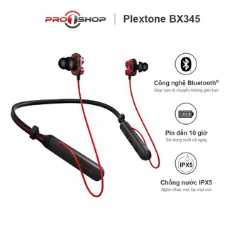 Tai nghe Bluetooth có Mic Plextone BX345 - Chống nước IPX5