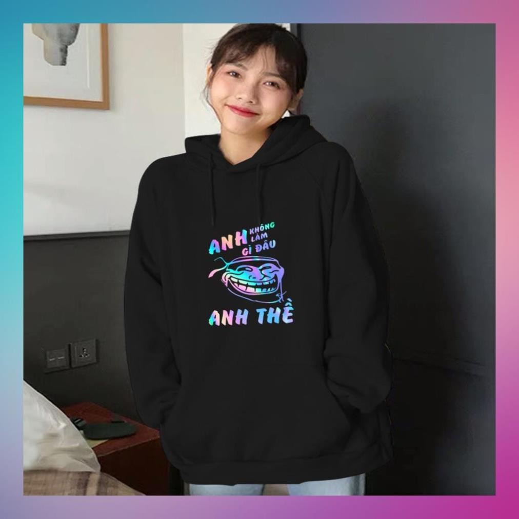 [UY TÍN-CHẤT LƯỢNG] Áo Khoác Nỉ Hoodie Phản Quang Anh Không Làm Gì Đâu PQ02KN | BigBuy360 - bigbuy360.vn