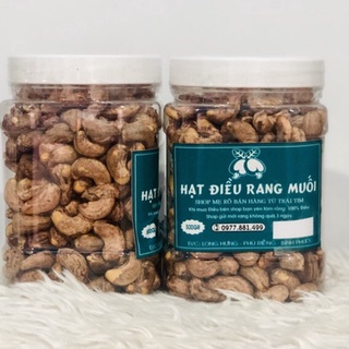 500GRAM HẠT ĐIỀU RANG MUỐI NGUYÊN HẠT (600-650HẠT/KG)
