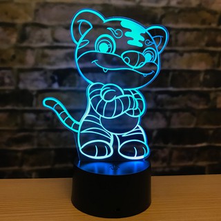 Đèn ngủ 3D 12 con giáp - Trang trí Tết