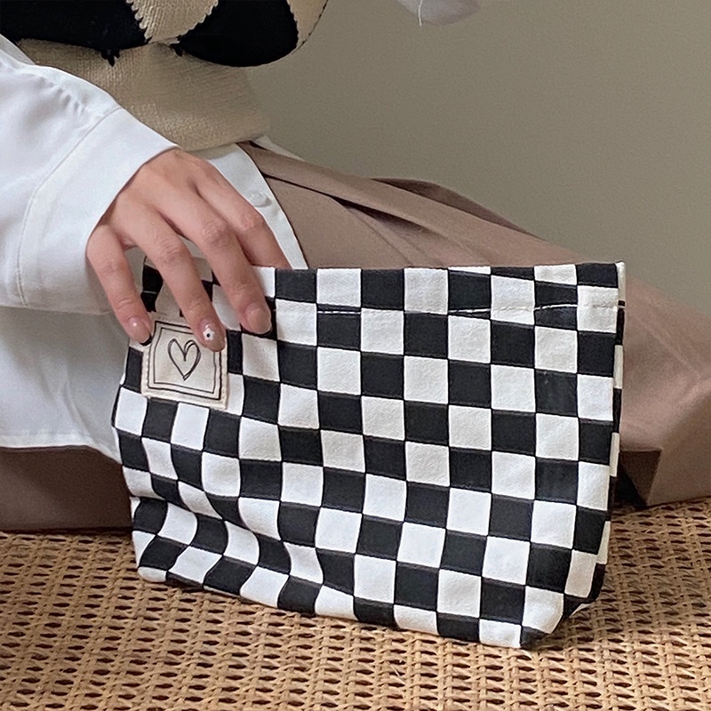 Túi đựng mỹ phẩm du lịch cỡ lớn thiết kế đơn giản dễ thương