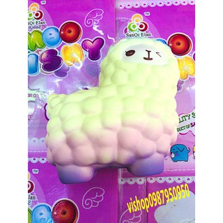 SQUISHY CỪU 3 MÀU NGỘ NGHĨNH  (huongtrang)