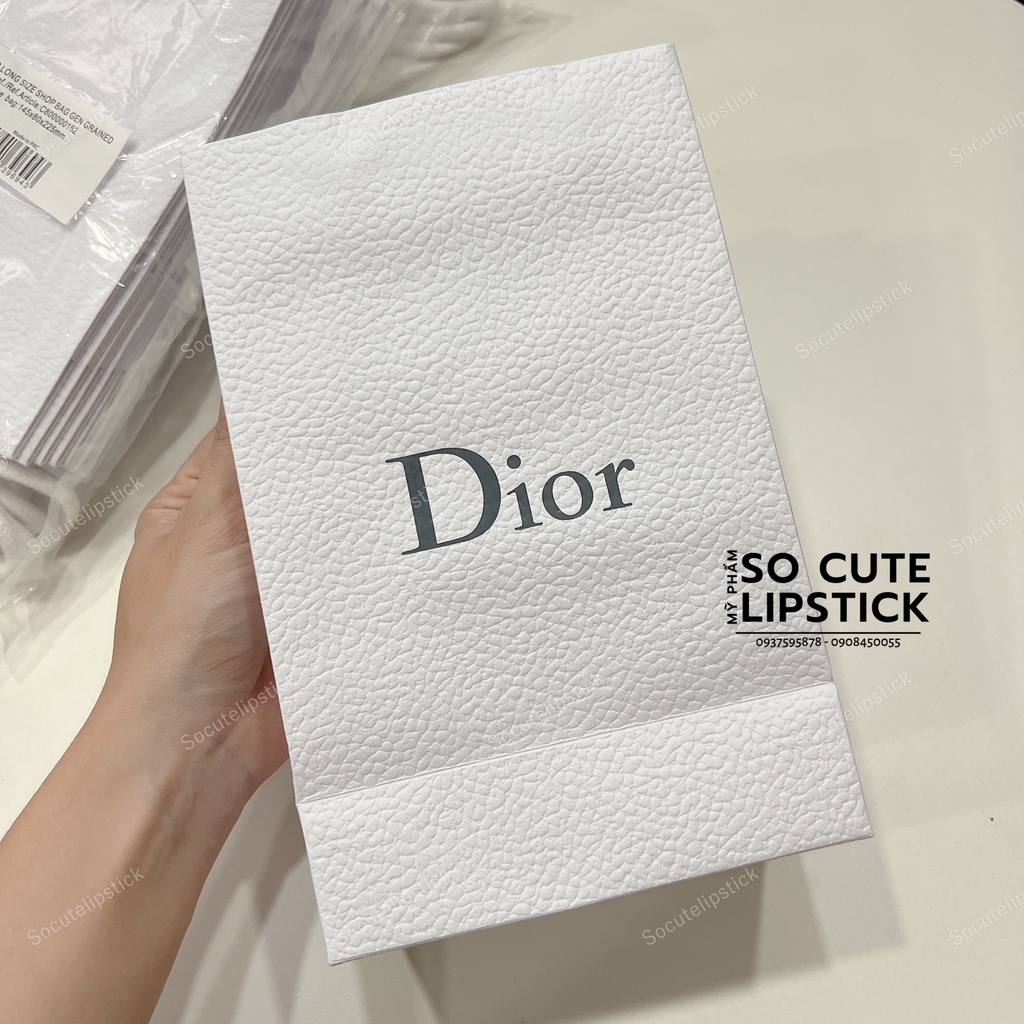 Túi giấy Dior chính hãng 14.5x5x13 và 14.5x8x22.5