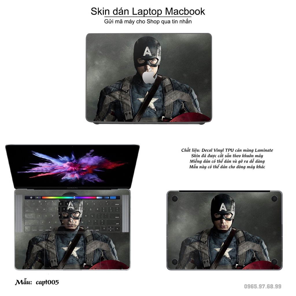 Skin dán Macbook mẫu Blah Blah - stic247 (đã cắt sẵn, inbox mã máy cho shop)