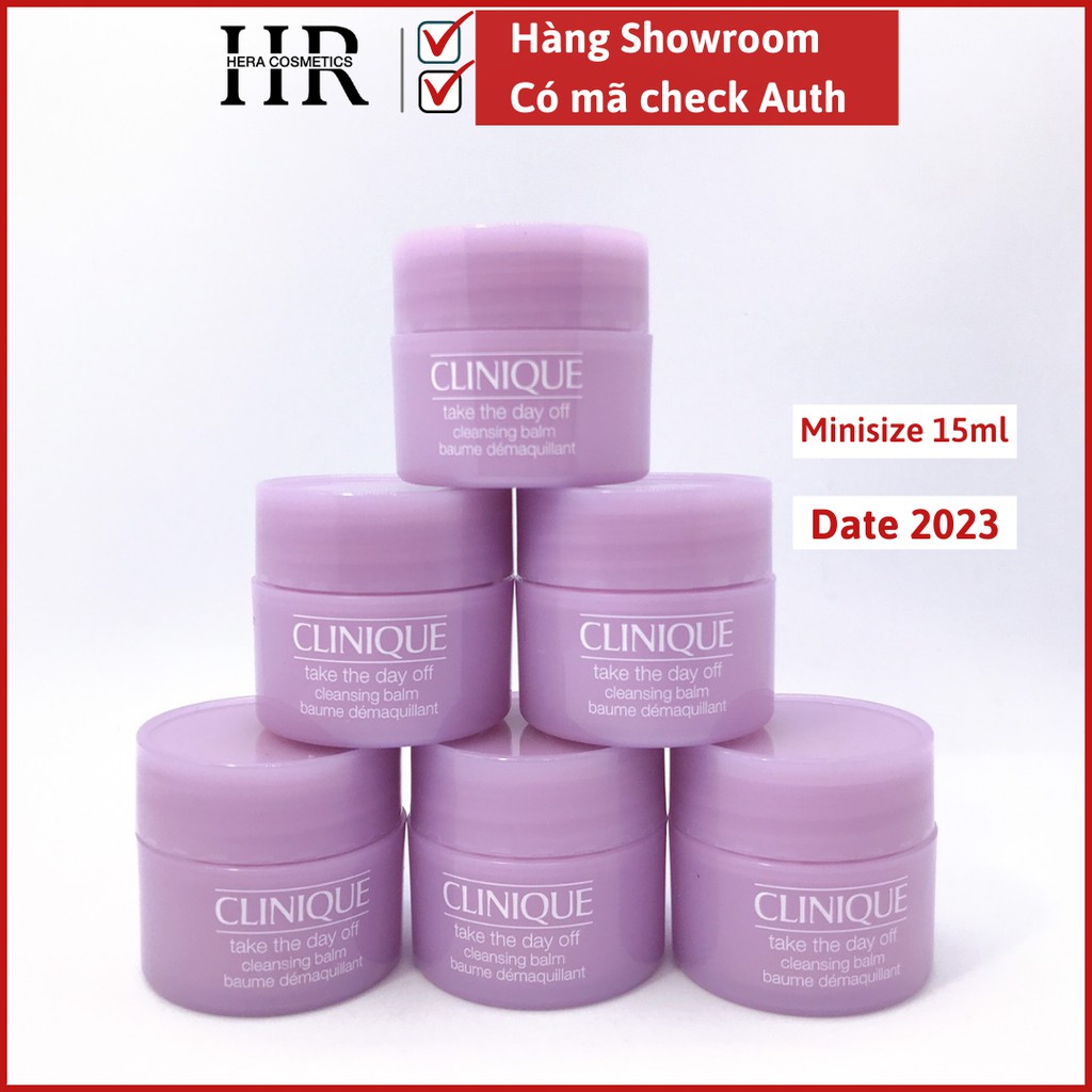 [Minisize Showroom Chính Hãng] Sáp tẩy trang Clinique Take The Day Off Cleansing Balm 15ML (mini)