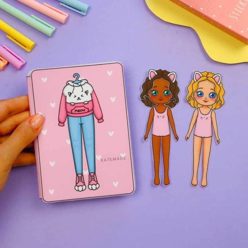 Búp bê giấy đôi bạn thân cực xinh mẫu mới nhất