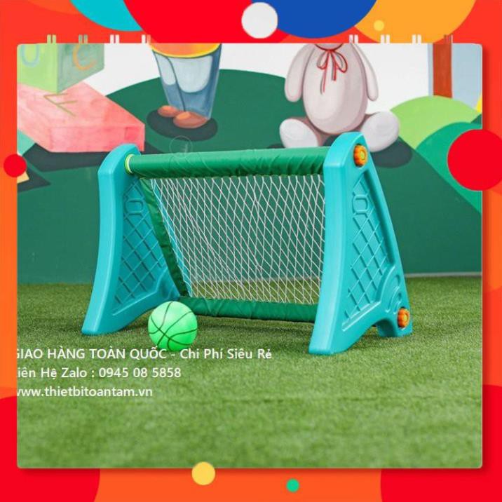 ( hàng giá rẻ )  Khung thành bóng đá mini dùng cho bé mẫu giáo tập chơi môn thế thao bóng đá