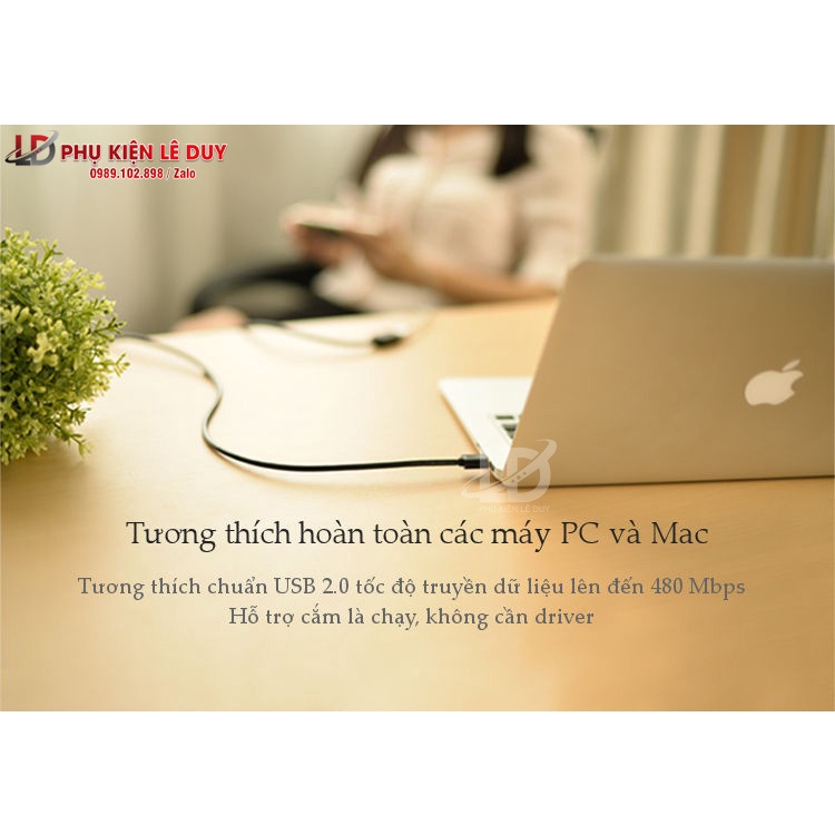 Ugreen US103 - Cáp USB 2.0 Nối Dài 0,5m - 5m  ✔HÀNG CHÍNH HÃNG ✔