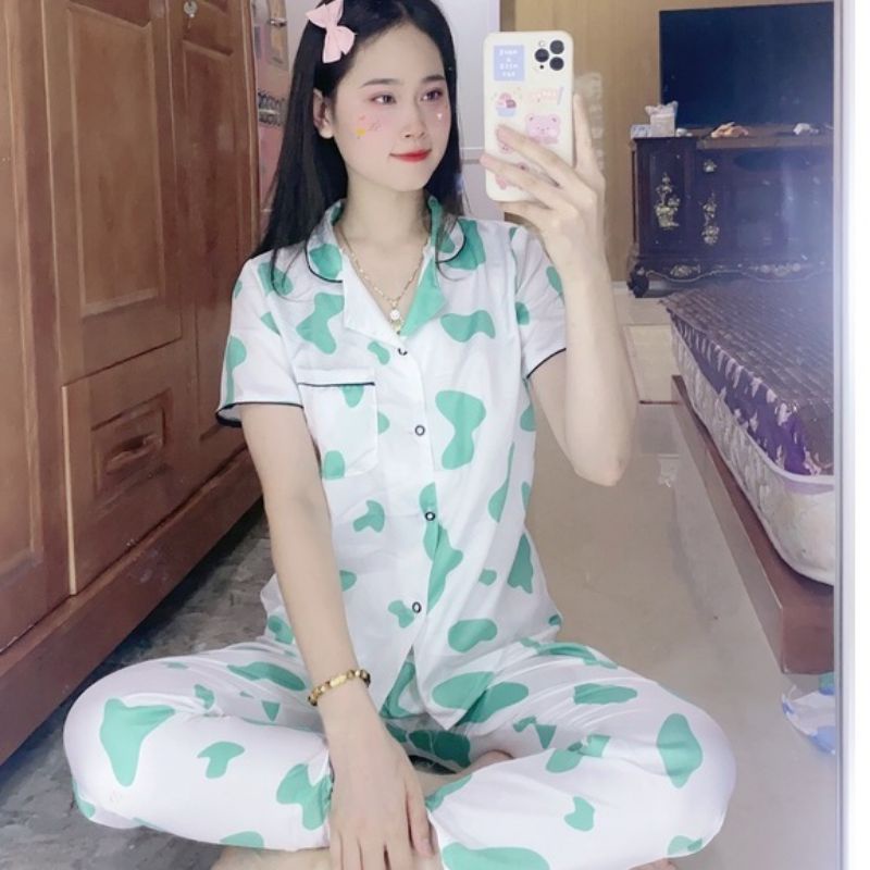 Bộ pijama tay cộc quần dài hot hit