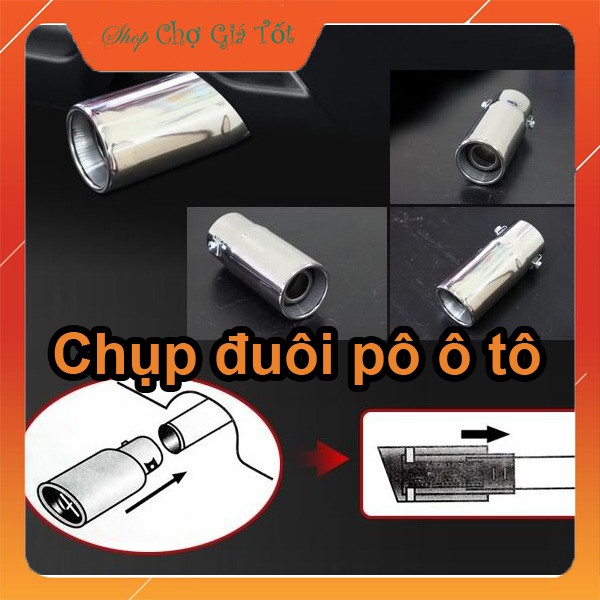 Chụp đuôi pô ống xả ô tô 4 chỗ