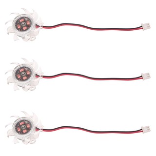 Set 3 quạt tản nhiệt bằng nhựa 35mm 12V cao cấp cho card màn hình VGA