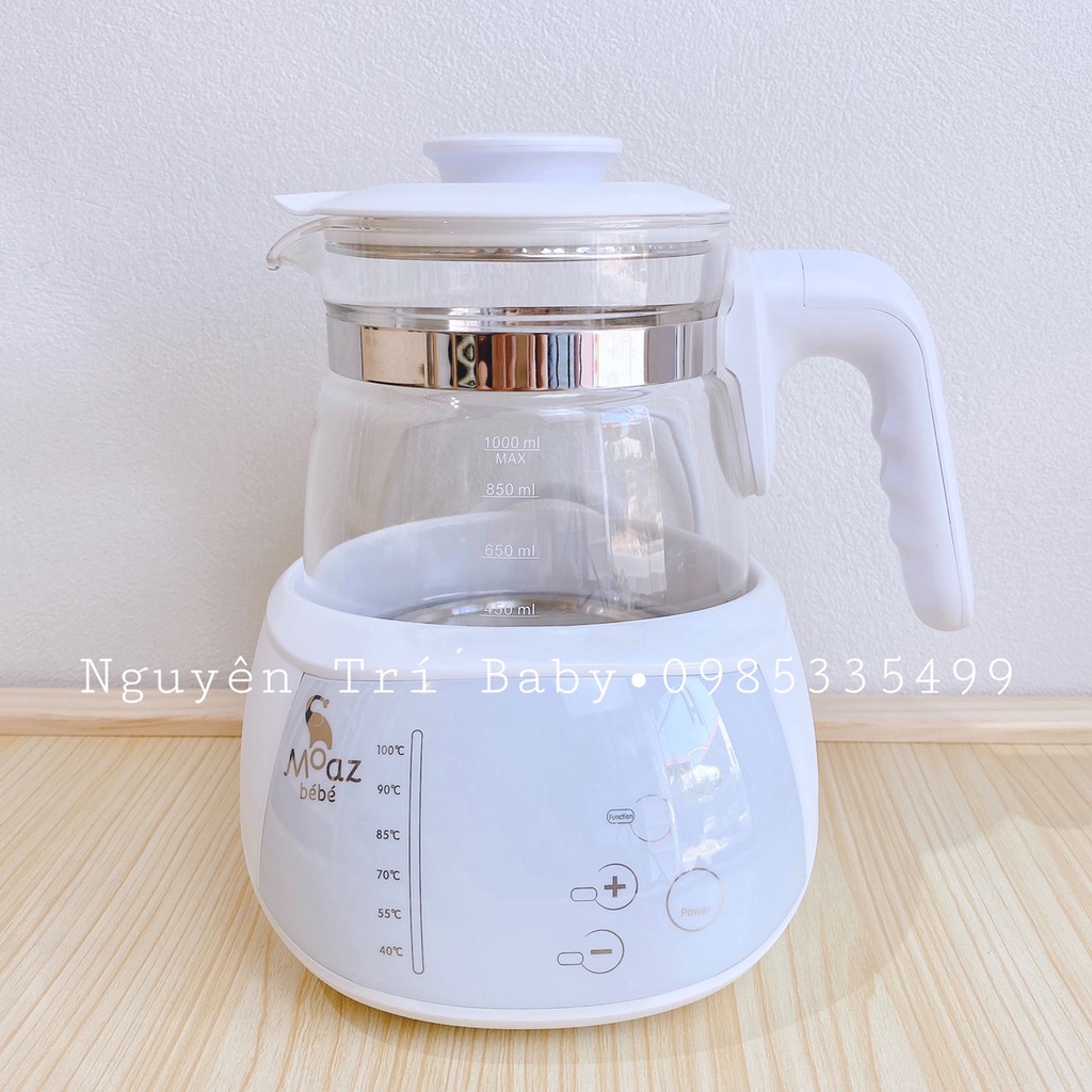 [BH 12 THÁNG LỖI ĐỔI MỚI] MB002 - Máy đun, hâm nước pha sữa chính hãng Moazbebe