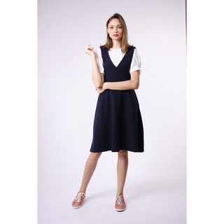 Đầm yếm chất thun gân đẹp