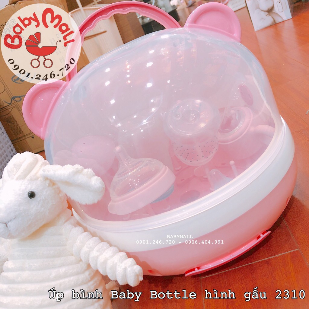 Giá úp bình Baby Bottle hình gấu