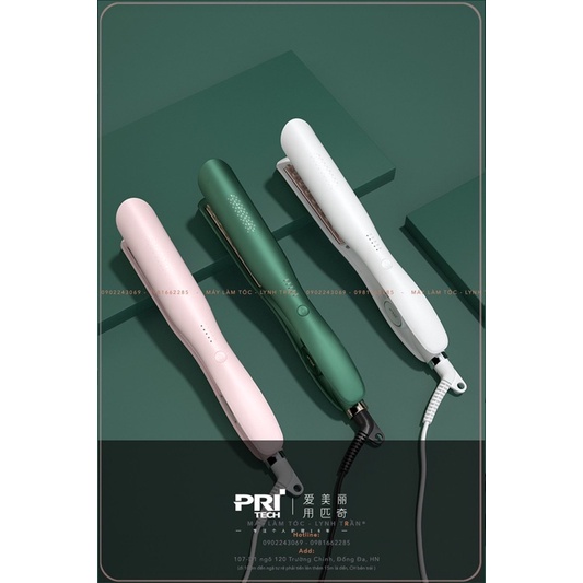 Máy dập phồng tóc chân vuông ion Pritech®