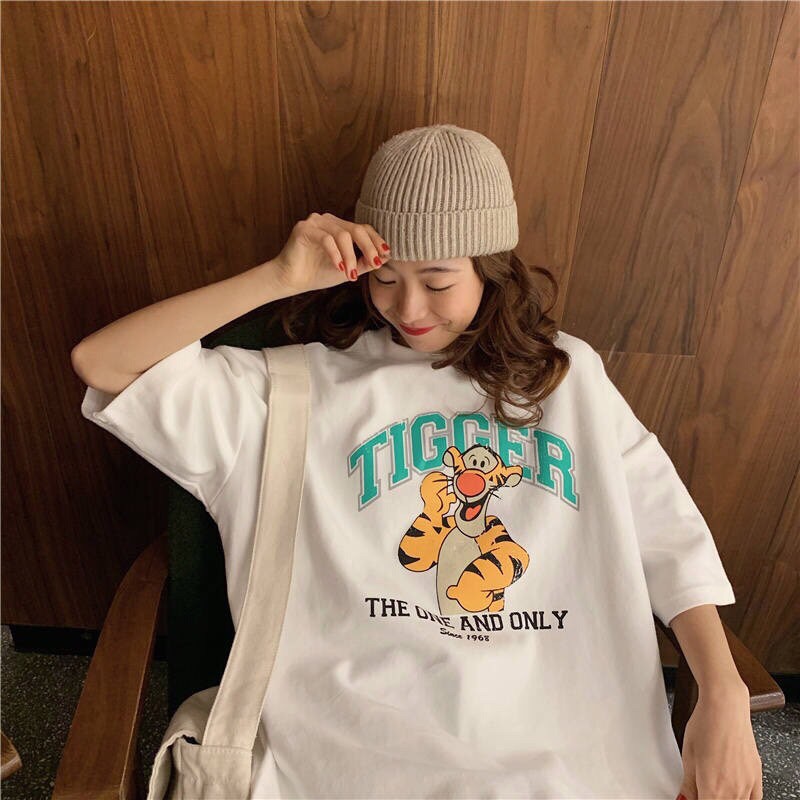 Áo thun tay lỡ FREESHIP Áo thun Tiger dáng rộng OVERSIZE hot hit [ao thun freesize]