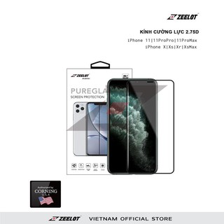 [Zeelot] Kính Cường Lực ZEELOT PureGlass 2.75D ClearHD cho iPhone 11 /11 Pro/iPhone 1 ProMax/X/Xs/XR/XsMax