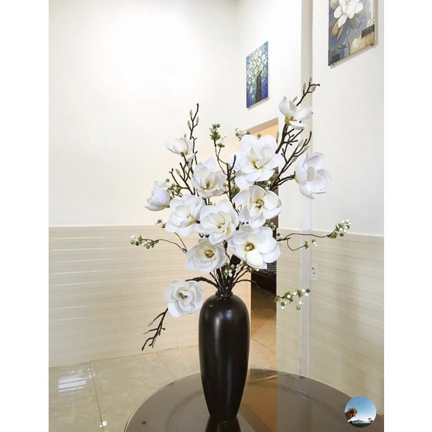 Hoa mộc lan 6 bông loại đẹp Dài 120cm trang trí nhà cửa hàng