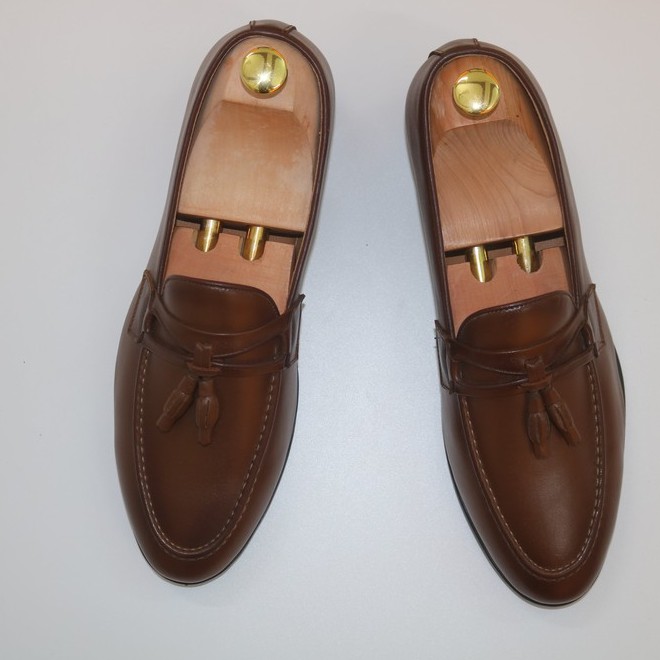 Giày Lười Nam Da Bò Đế Khâu GL107N