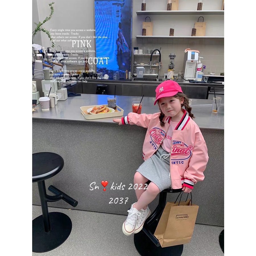 Áo Khoác Bomber Da Cá Cho Bé Trai Bé Gái_umeekids