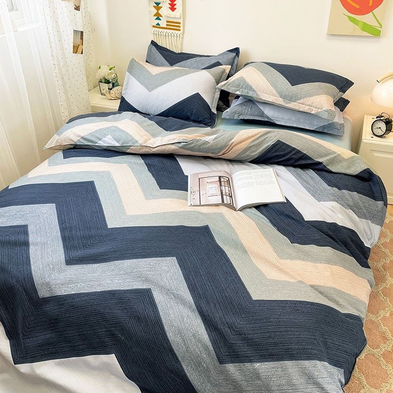 Bộ Cotton Poly Sóng Âm