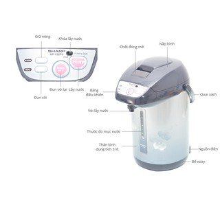 Bình thủy điện sharp kp-y32p - Hàng nhập khẩu