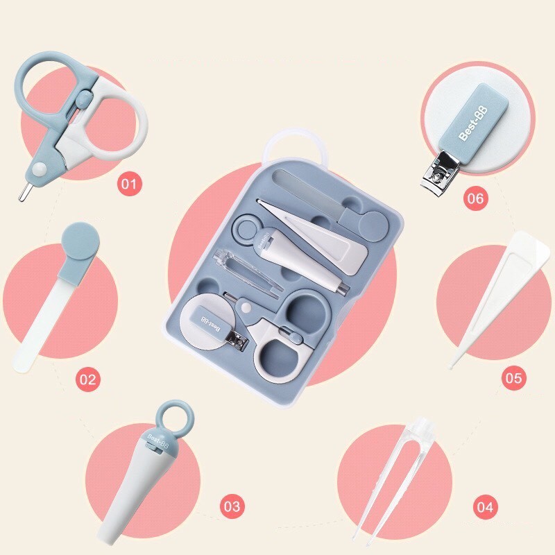 BỘ BẤM MÓNG TAY 5 CHI TIẾT BEST BB CHO BÉ