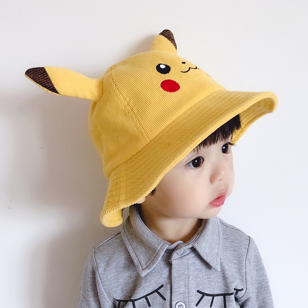 Mũ In Hình Pikachu Dễ Thương Cho Bé