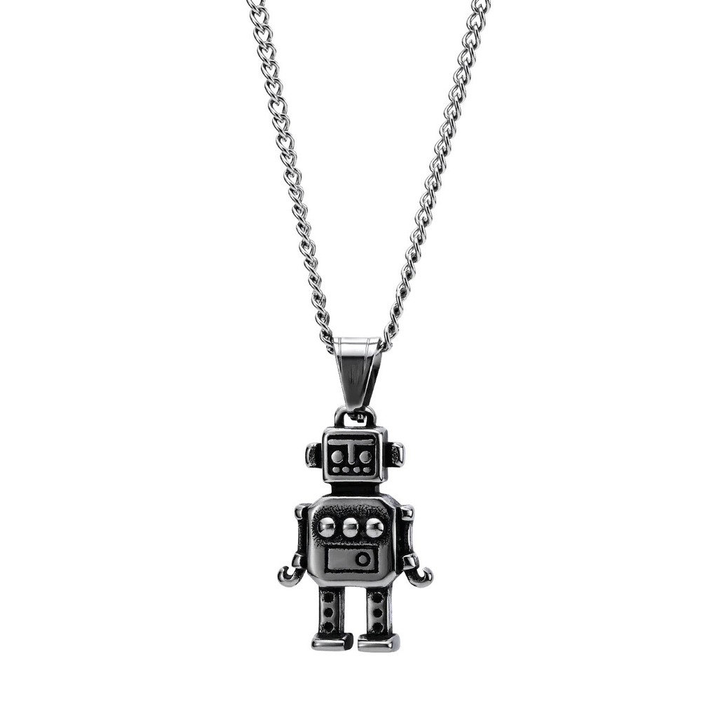 Dây chuyền hợp kim Vamino mặt hình robot độc đáo PK18