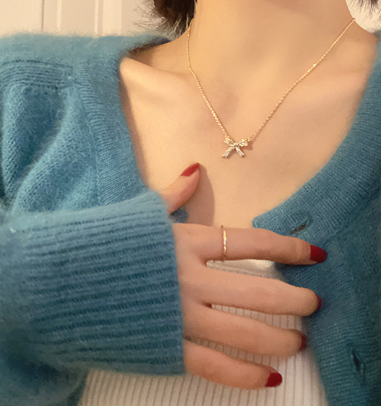 Dây chuyền mạ bạc 925 đính pha lê tinh xảo sang trọng