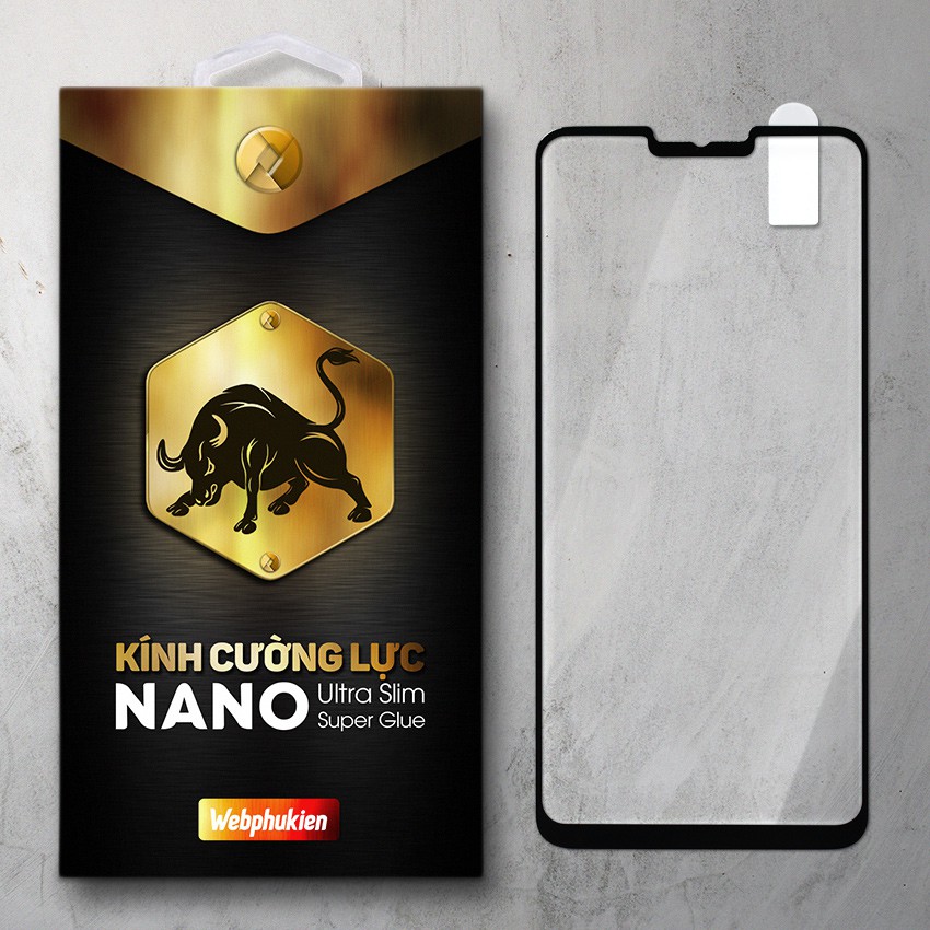 Cường lực LG G7 hiệu Webphukien Full viền màu