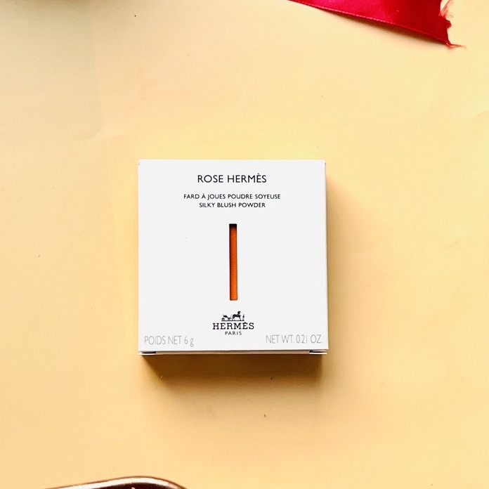 Phấn má hồng Hermes Silky Blush Powder 23 Rose Blush Hồng tươi tắn