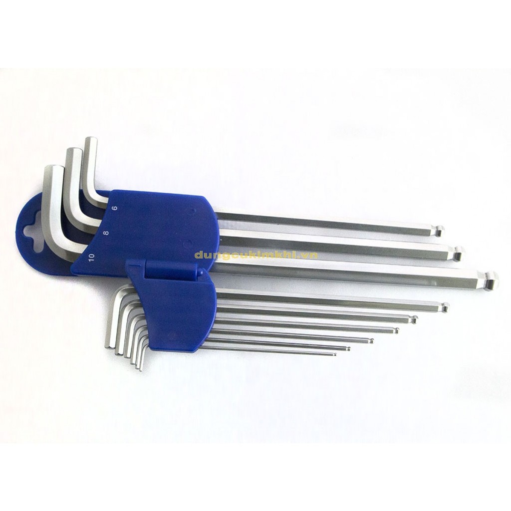 Bộ lục giác đầu bi 9 cây hệ mét Top TW-21009A-WM