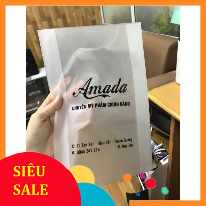 [NHẬN IN TÚI] 1KG TÚI TRONG MỜ ĐÓNG HÀNG IN TÊN THƯƠNG HIỆU TÚI HD ĐỰNG HÀNG, đựng mỹ phẩm, quần áo túi hột xoài giá rẻ