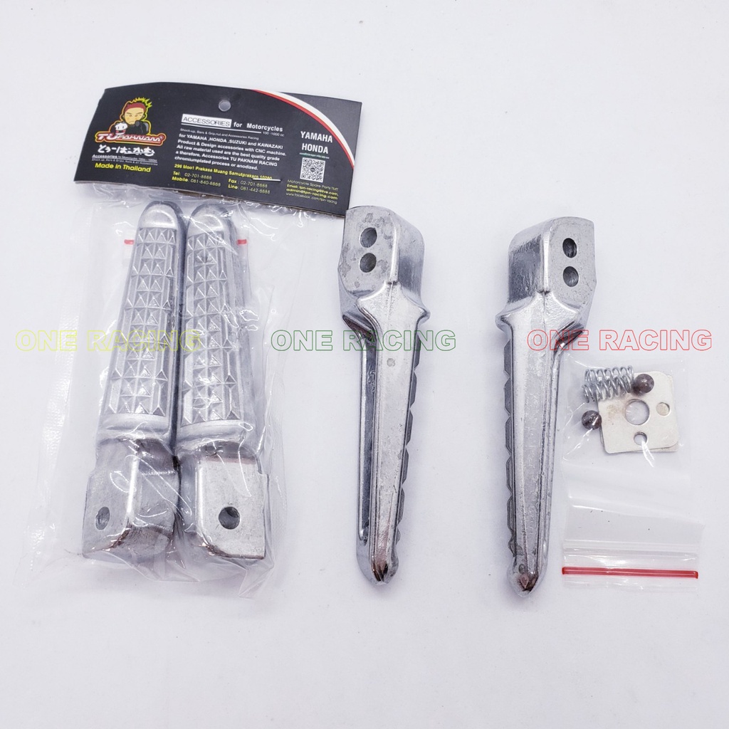 Gác chân xếp sau Nhôm đặc kiểu raider gắn được nhiều dòng xe máy Wave Dream Vario và dòng xe khác