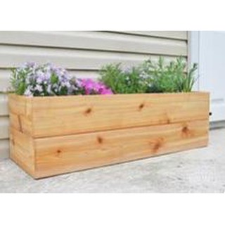 Chậu gỗ trồng cây (không chân) I Decor, tiểu cảnh