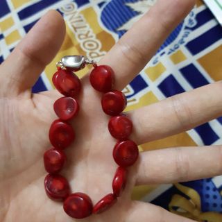 Vòng tay, vòng cổ đá san hô đỏ