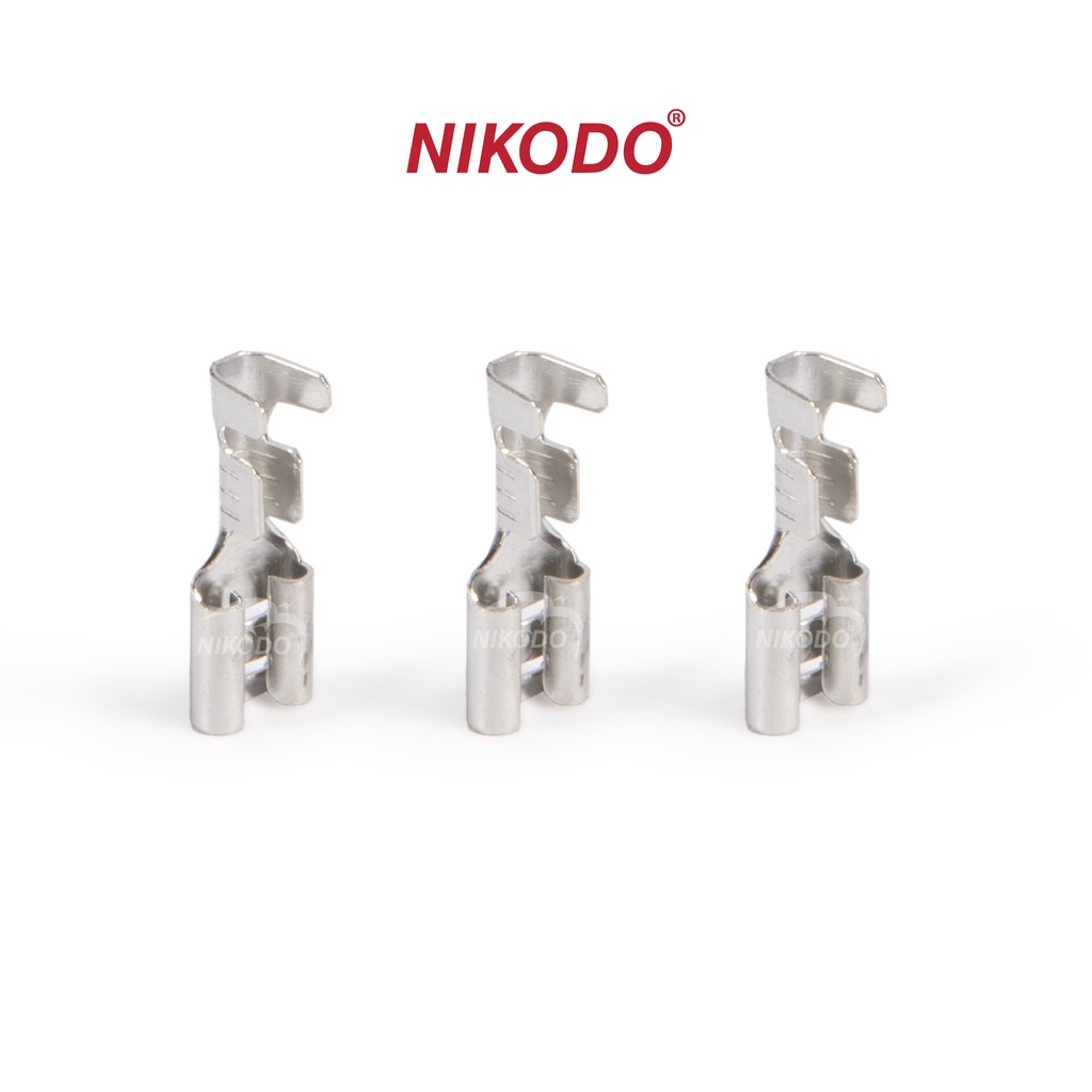 Giắc cắm 8mm đầu sắt kết nối loa âm thanh chất lượng cao/Jack cắm loa đầu nhựa Nikodo, âm thanh nhà yến