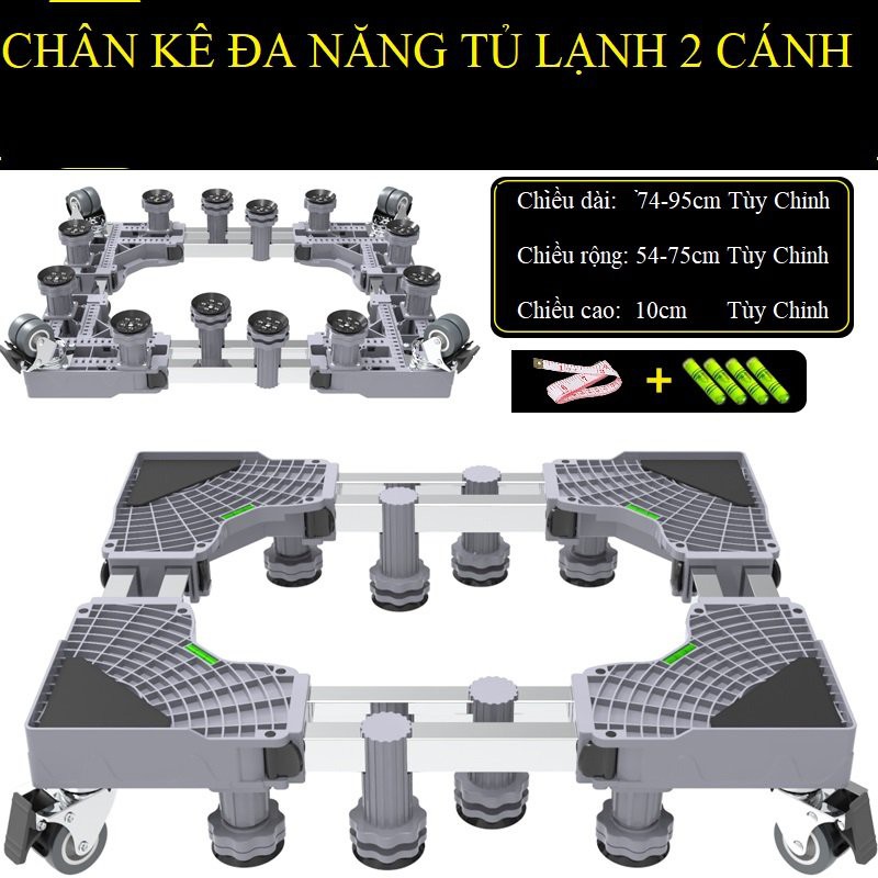 { SIZE LỚN 54-95CM} Chân kê Tủ Lạnh (cao cấp)