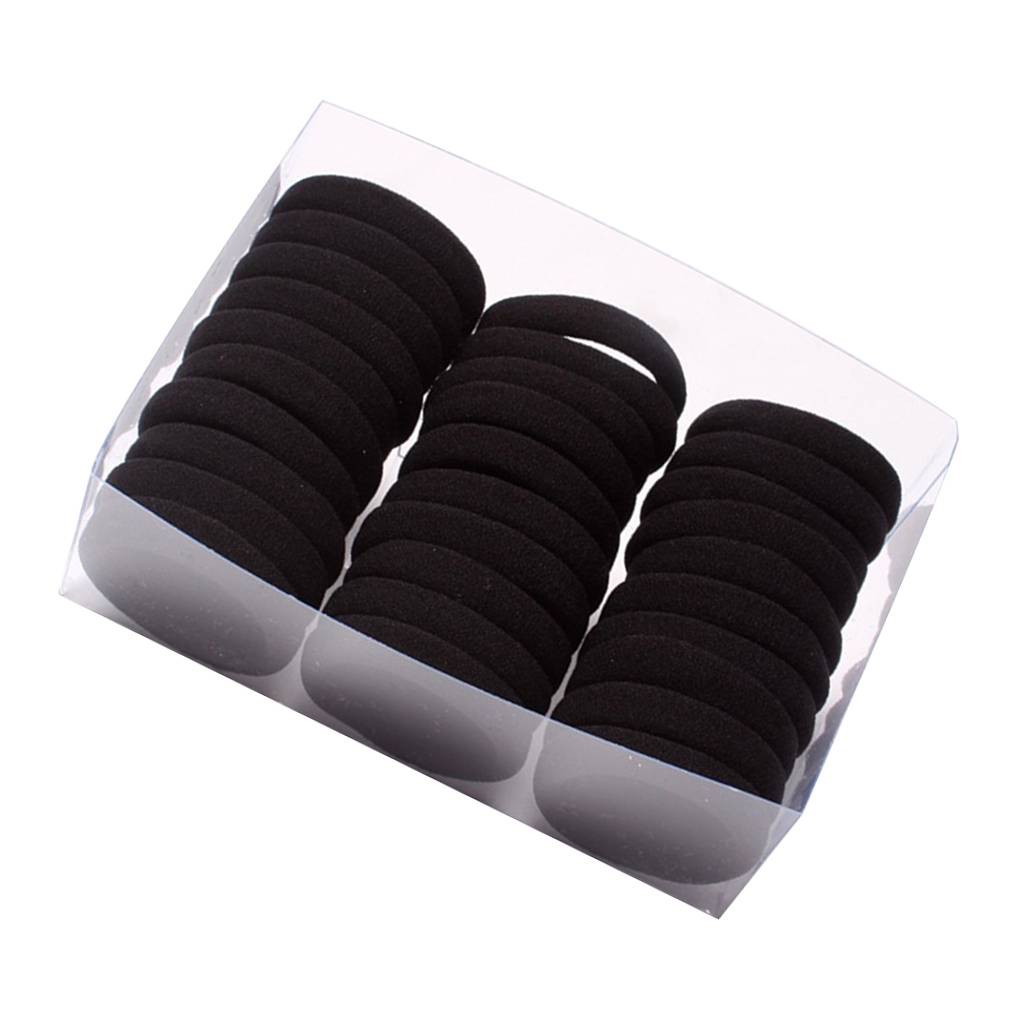 Set 20 / 30 Dây Thun Buộc Tóc Nhiều Màu Tiện Dụng Cho Nữ