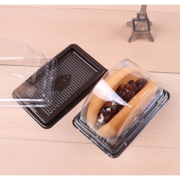 (Set 50) Hộp Nhựa Bánh Cuộn - B30