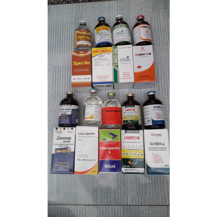 Lincosal, Linco S, Lincospec Mỹ, Linco spectin, Interspectin L, Linco spec 100ml