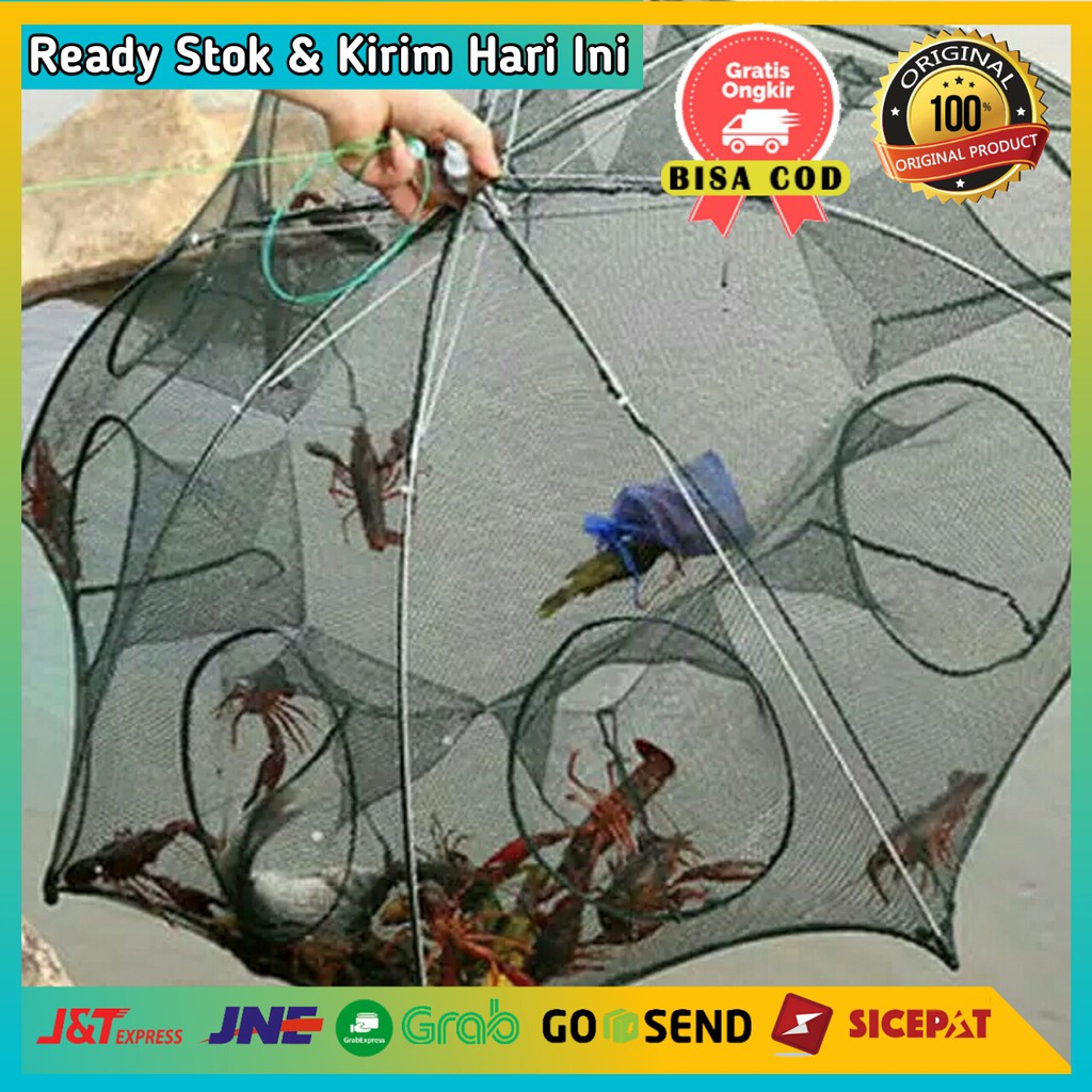 Lồng Lưới Bắt Cá 8 Lỗ Tiện Lợi