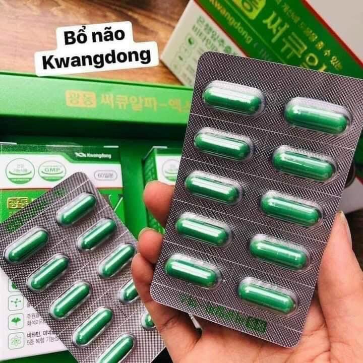 Viên uống bổ não Kwangdong Circu Hàn Quốc tăng cường trí nhớ hộp 120 viên - CO144