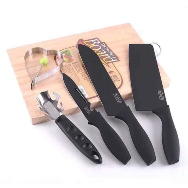 Bộ dao nhà bếp 5 món đa năng buck