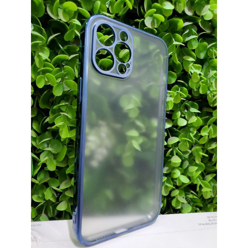 Ốp lưng nhám viền màu bảo vệ cam iPhone 11 11 Pro 11 Pro Max 12 Mini  12 Pro Max chính hãng Likgus lưng mờ chống vân tay